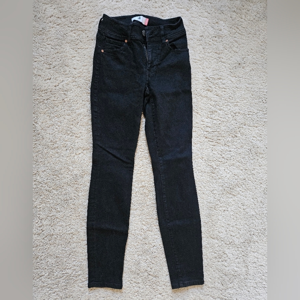 CAbi Women's Black Cinch Skinny Jeans